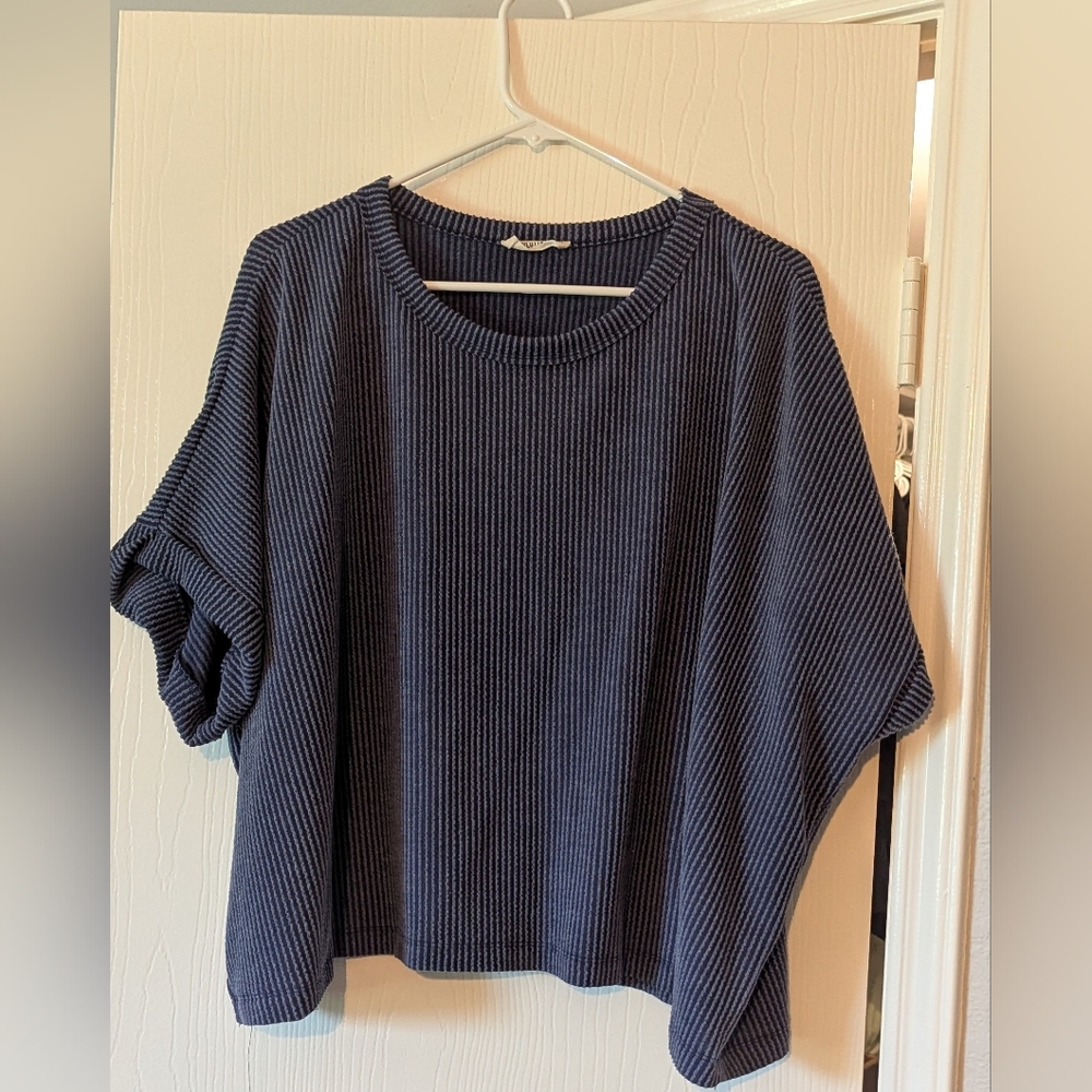 Navy Blue Women's Top